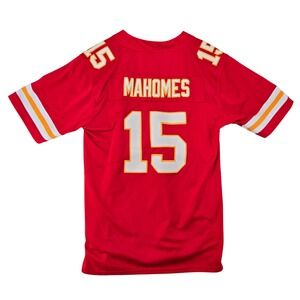 Unbranded Medium Patrick Mahomes 15 Jersey Mens Red Kansas City Chiefs Applique